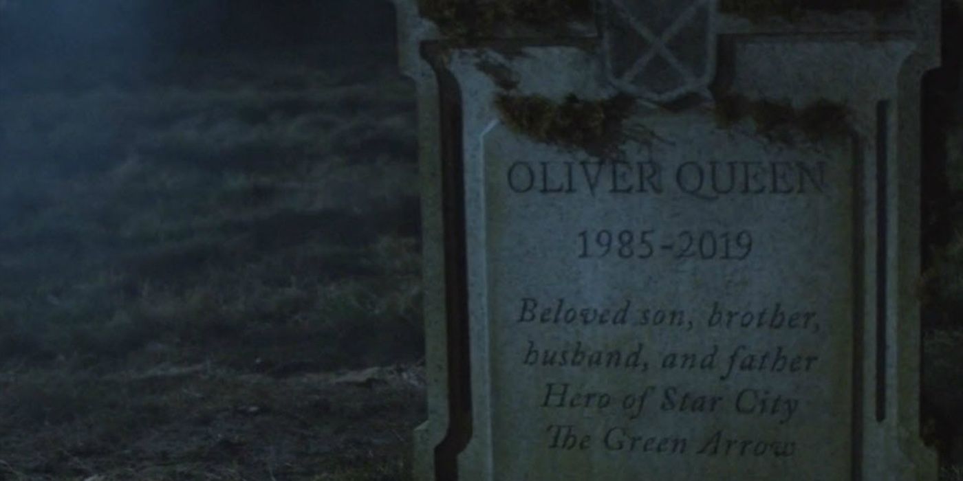 Oliver Queen dies in the Crisis on Infinite Earths