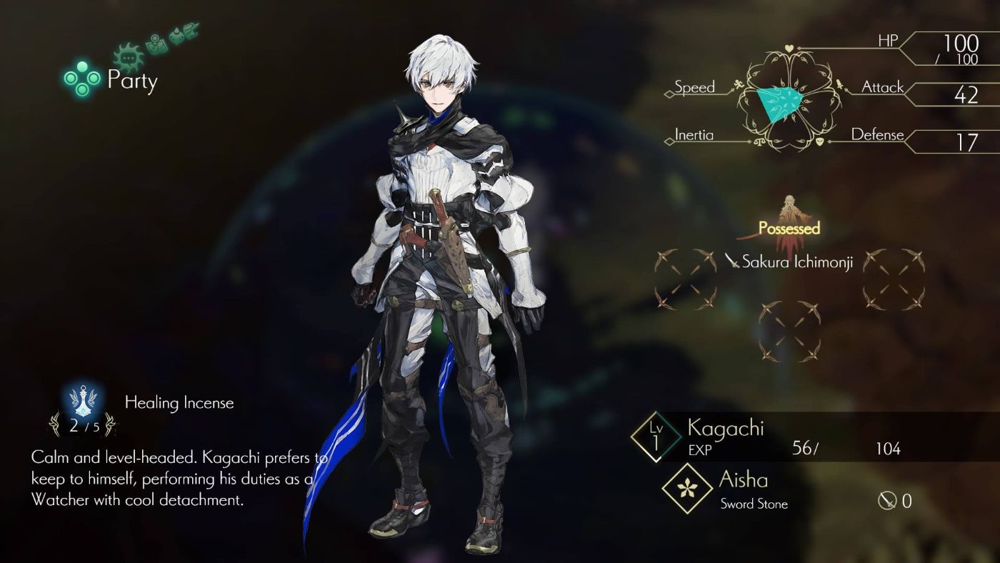 Oninaki Menu