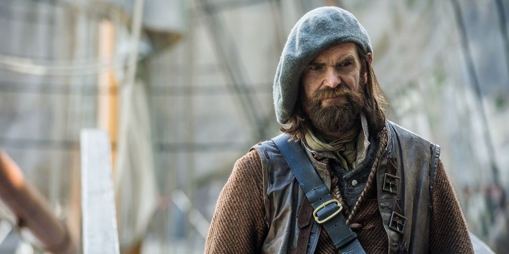 Murtagh looking angry on Outlander