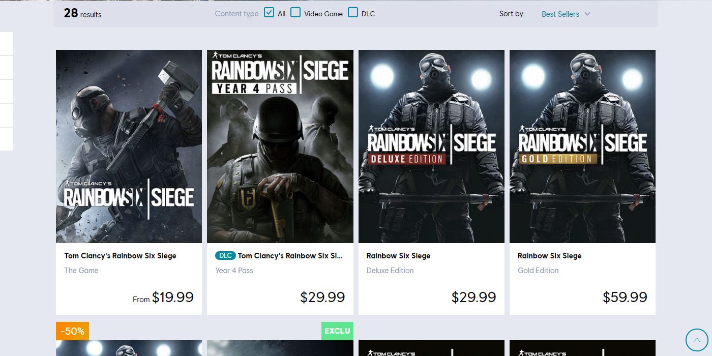 Rainbow Six Siege Different Versions 2019 Prices