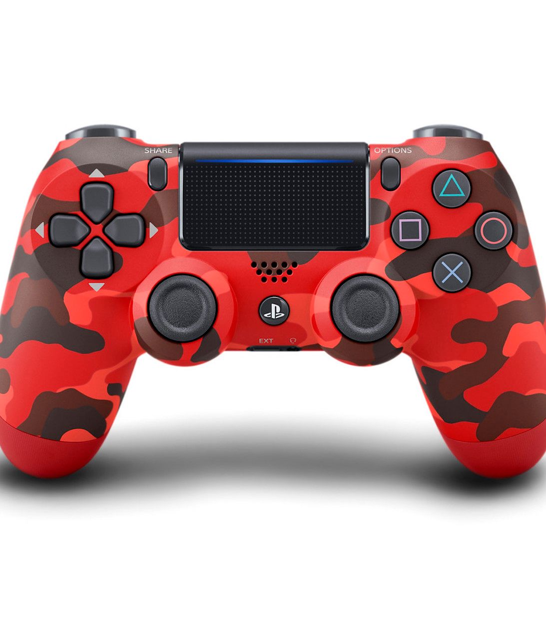 Red Camoflage PlayStation DualShock Vertical