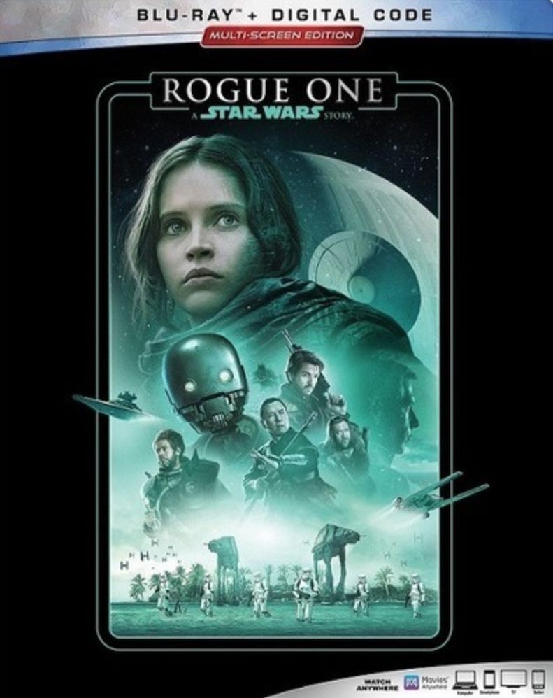 Rogue one A Star Wars Story Blu Ray Cover