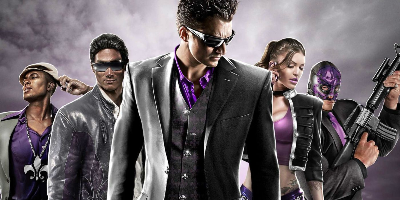 The cast of characters from Saints Row