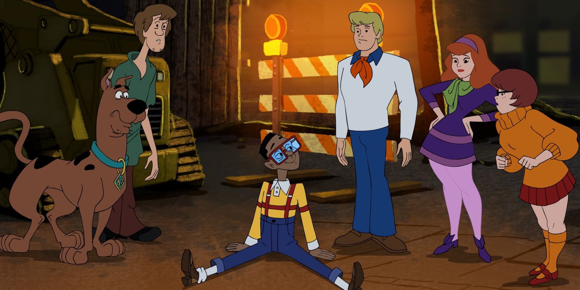 The Gang meet Steve Urkel in Scooby-Doo And Guess Who?
