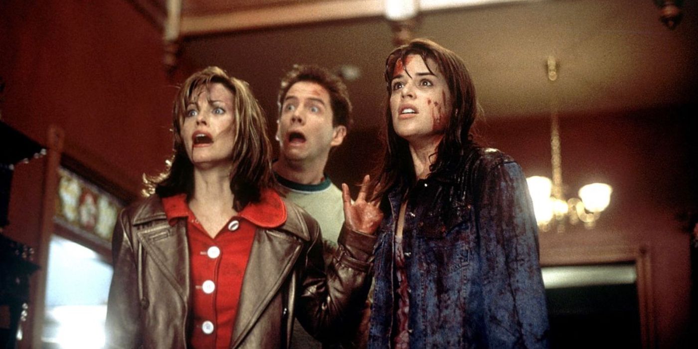 Scream movie 1996 Cox Kennedy Campbell