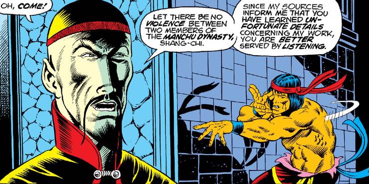 Marvel Doesn T Own Movie Rights To Shang Chi S Biggest Villain Marvel Doesn T Own Movie Rights To Shang Chi S Biggest Villain