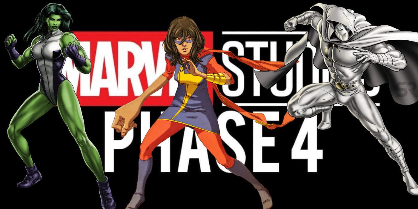 She Hulk Ms Marvel Moon Knight Official MCU Phase 4