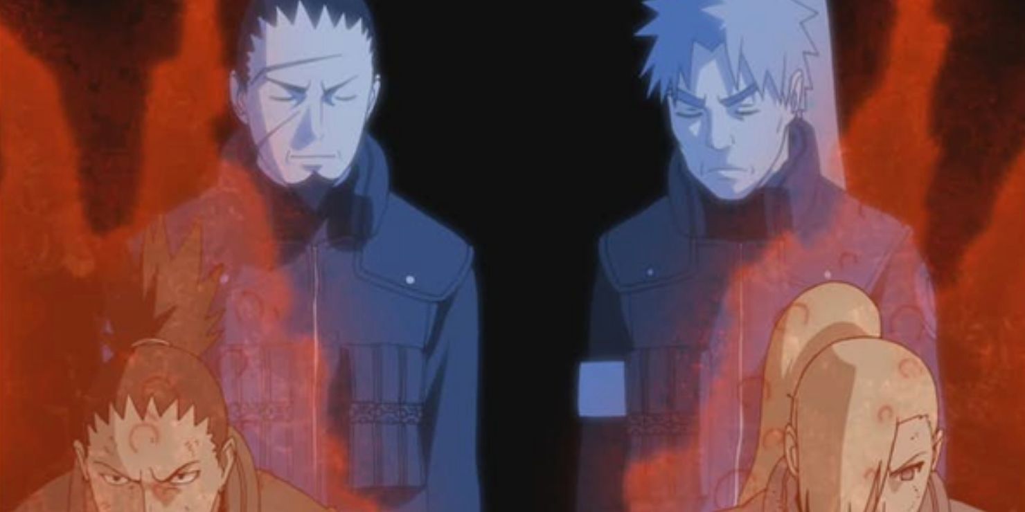 Shikaku And Inoichi Send Their Final Words To Their Children In Naruto Shippuden