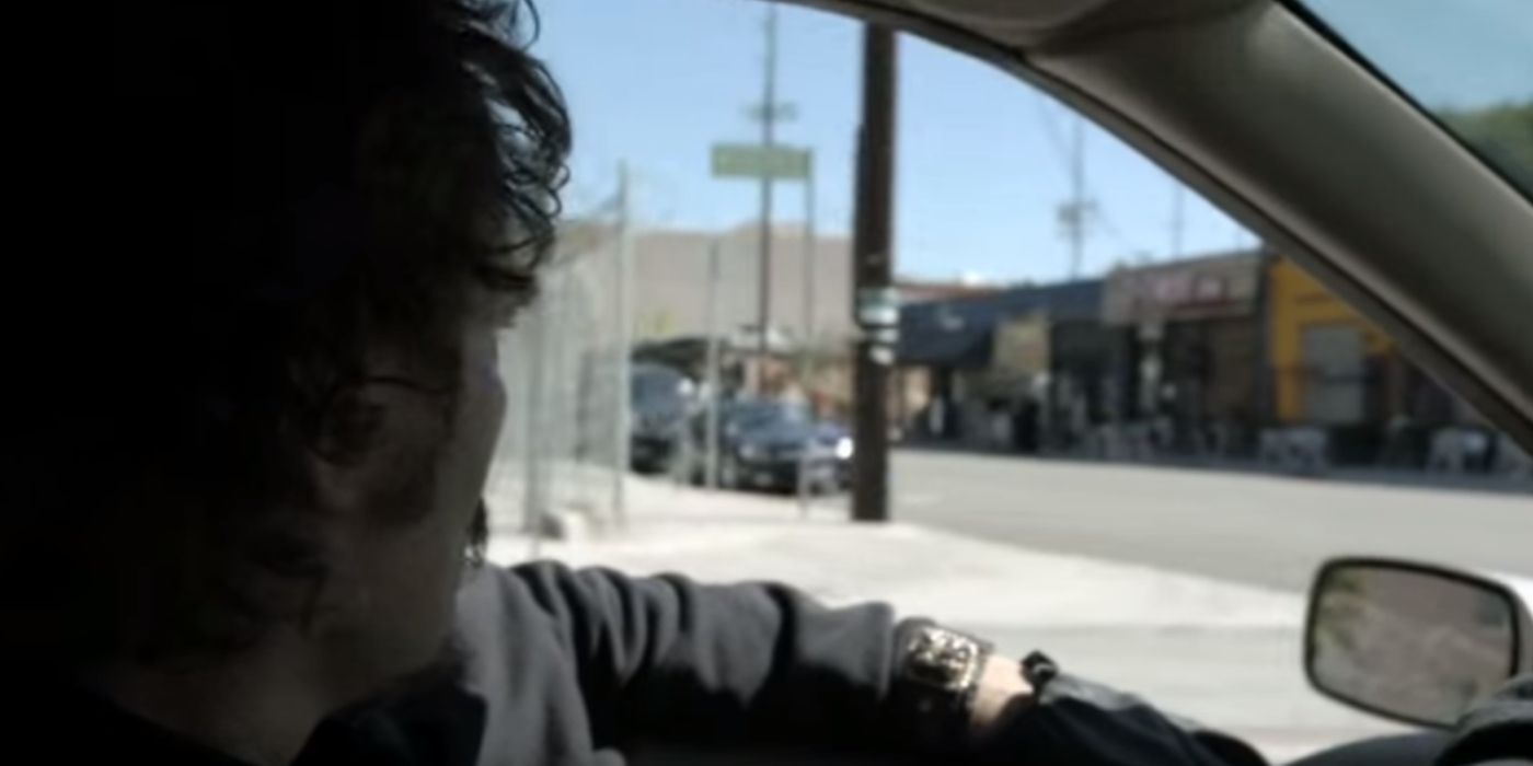 Sons of Anarchy Tig runs over Veronica Pope