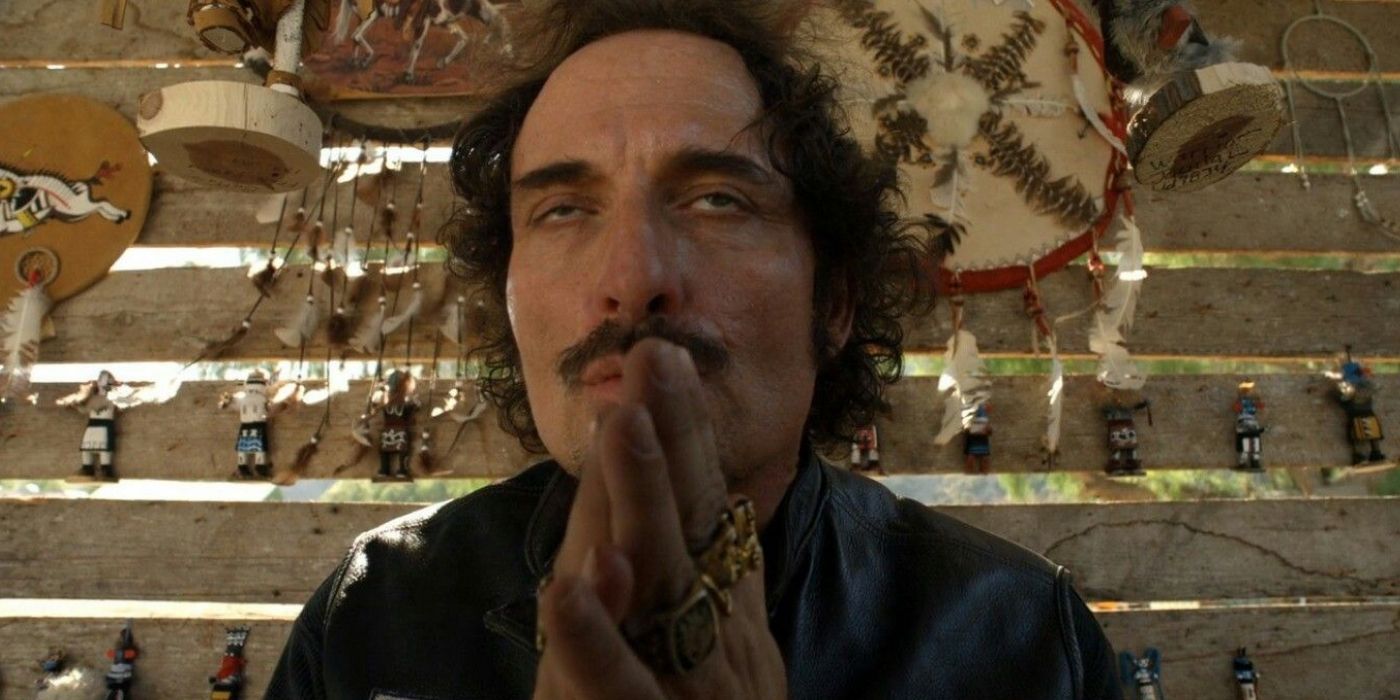 Sons of Anarchy Tig trips on mushrooms