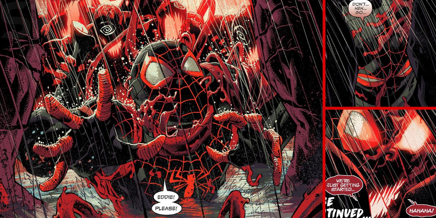 Spider-Man Miles Morales Beaten By Carnage