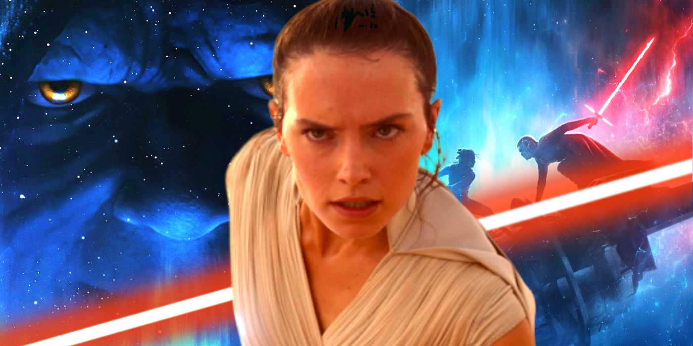 Star Wars 9 Rise of Skywalker Rey Dark Side Red Lightsaber