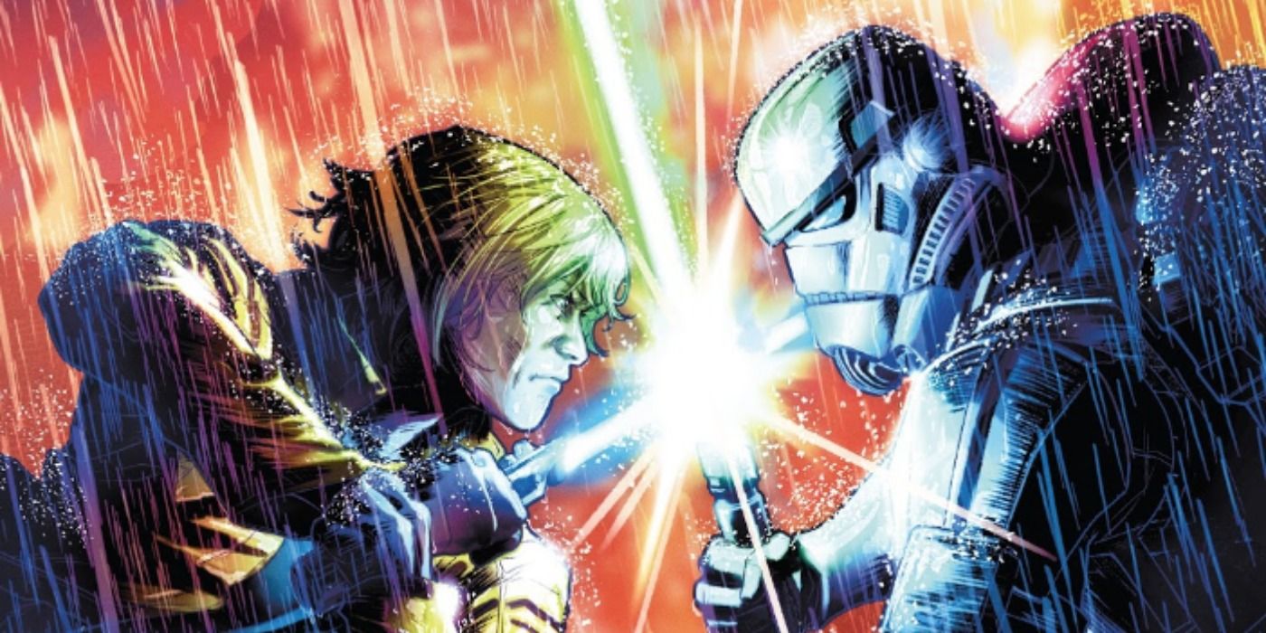 Star Wars Comics Luke Fighting Stormtrooper