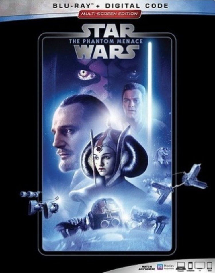 Star Wars Episode I The Phantom Menace Blu-Ray Cover