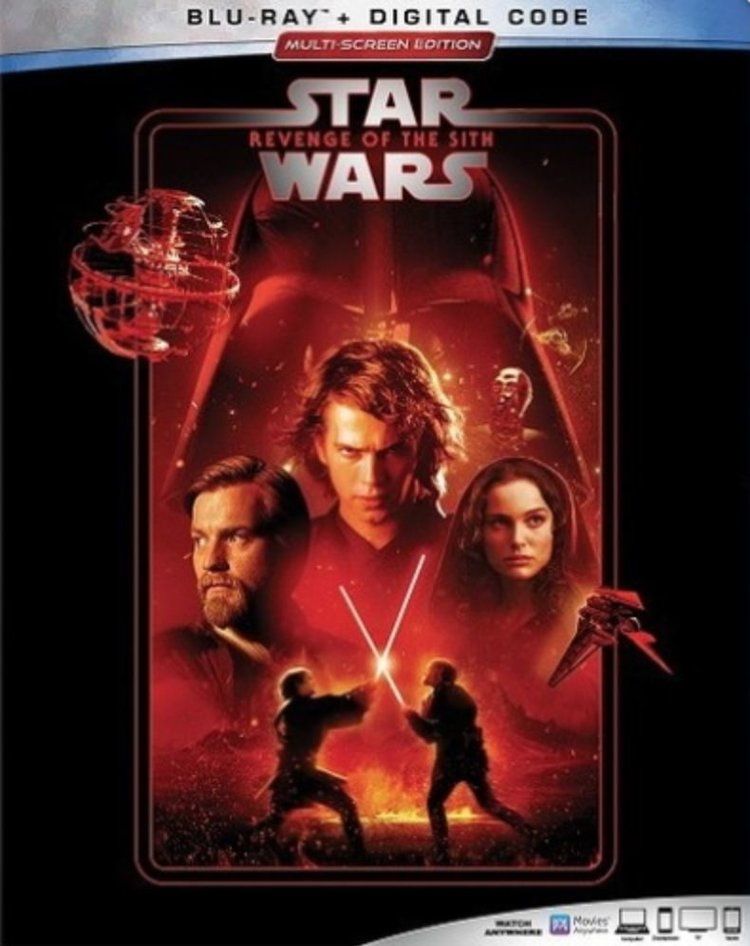Star Wars Episode III Revenge of the Sith Blu-ray Cover