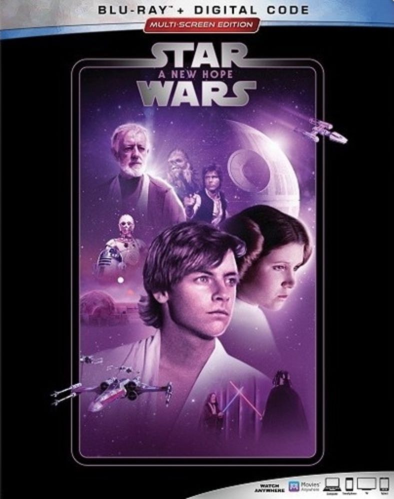 Star Wars Episode IV A New Hope Blu-ray Cover