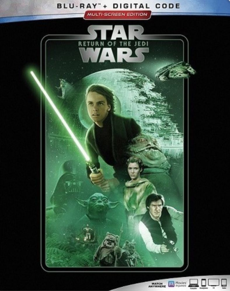 Star Wars Episode VI Return of the Jedi Blu-ray Cover