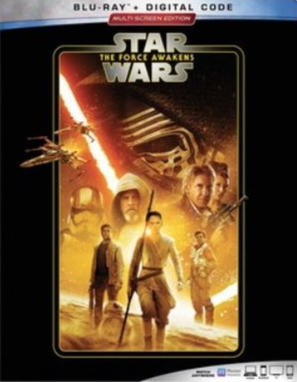 Star Wars The Force Awakens Blu-ray Cover