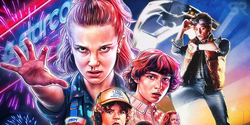 Stranger Things and Back to the Future custom image