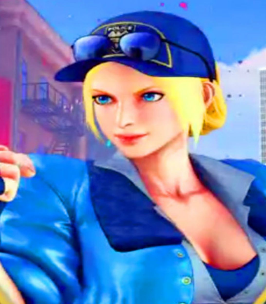 Lucia's costume in Street Fighter 5