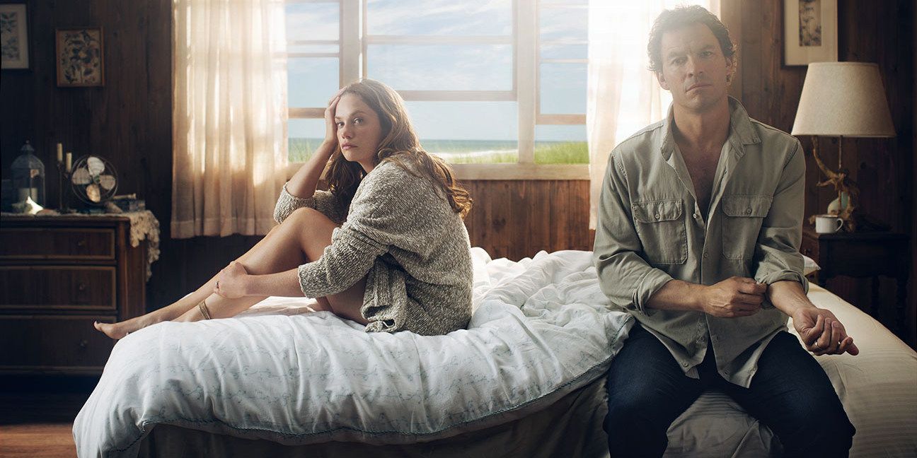Alison and Noah on a bed in The Affair