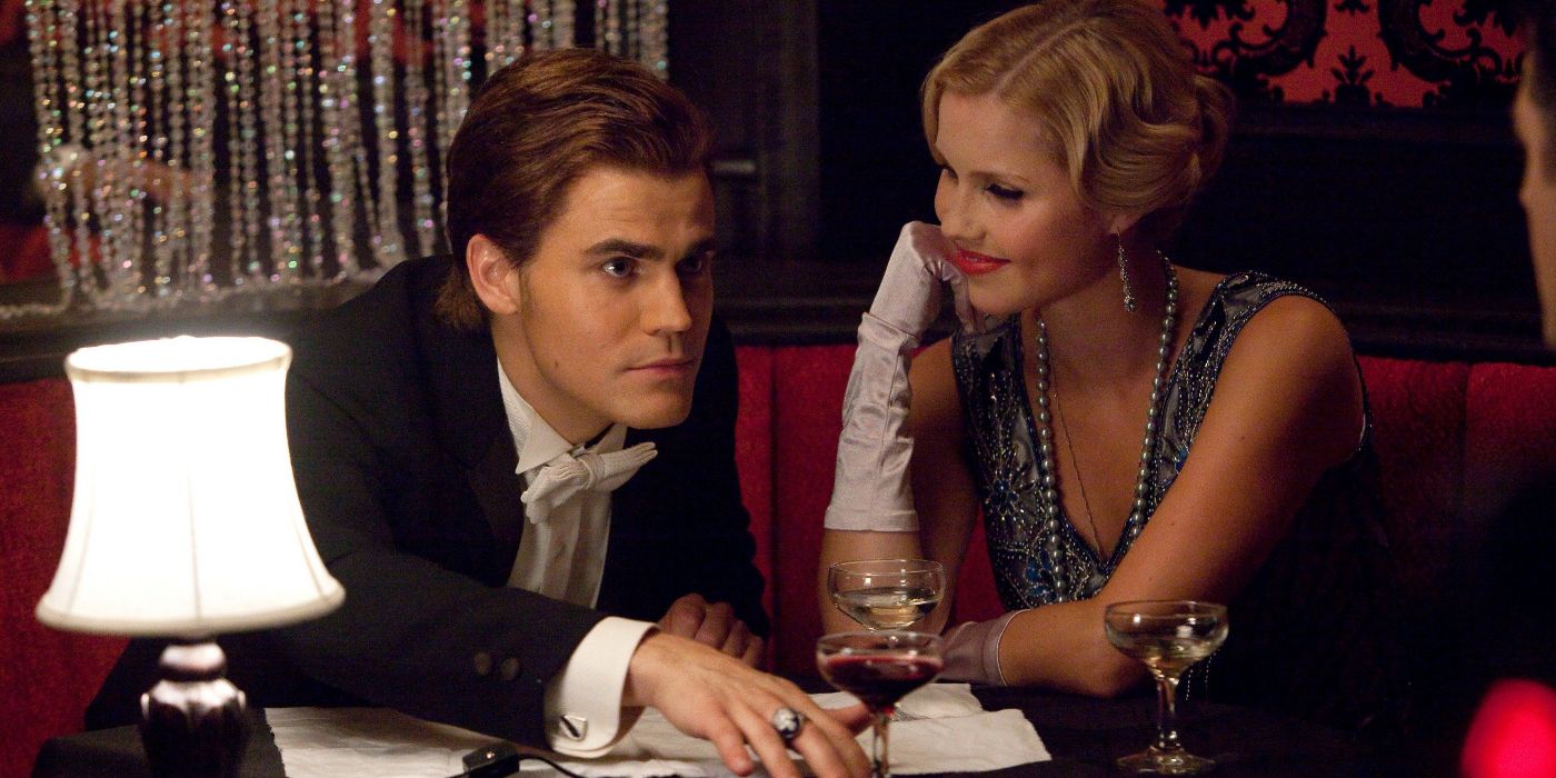 Stefan and Rebekah in The Vampire Diaries
