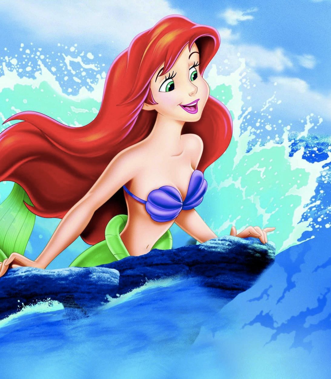 The Little Mermaid Ariel Ocean Vertical