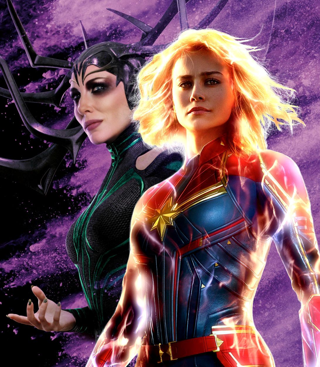 Thor Cate Blanchett Captain Marvel Vertical