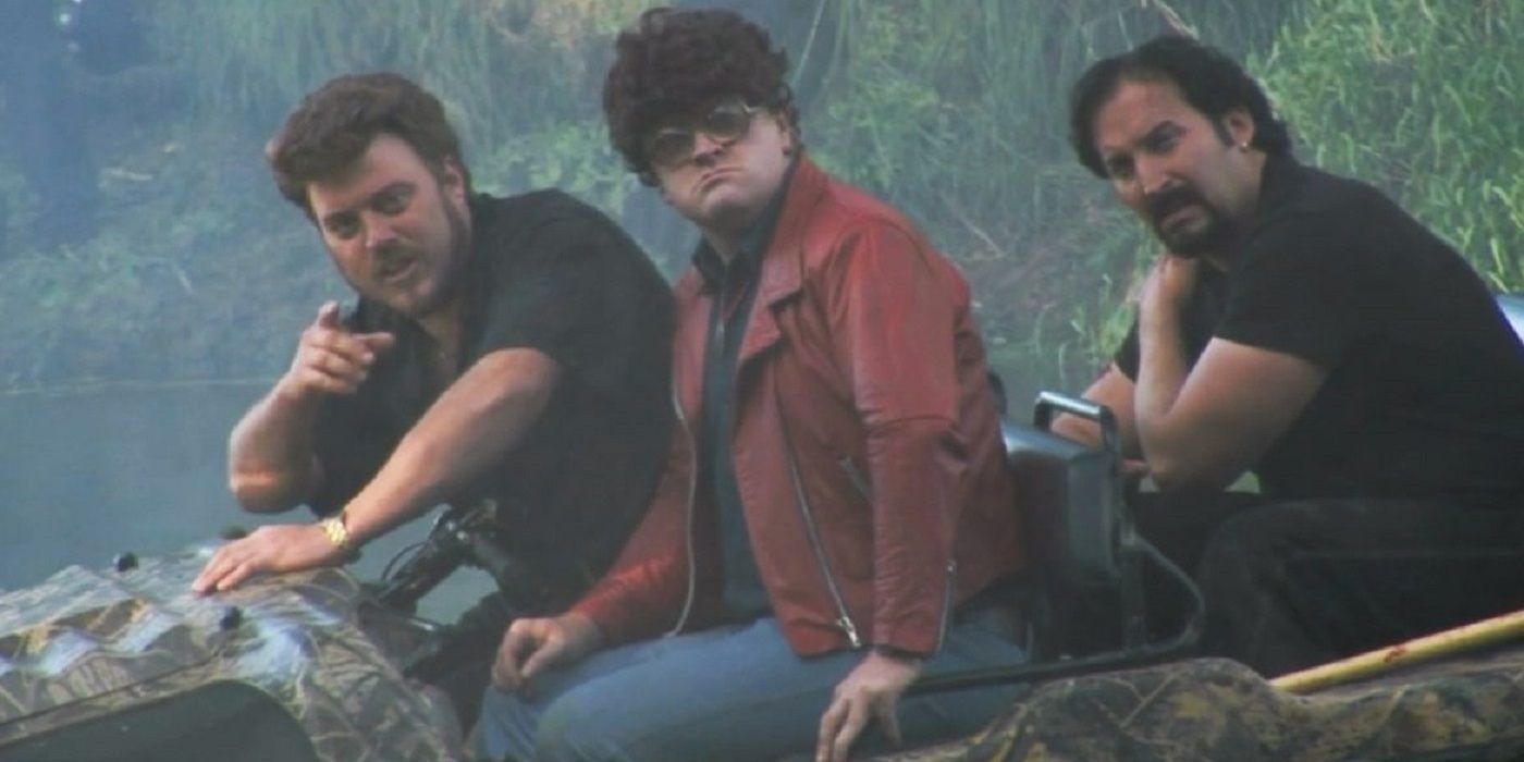  Ricky, Bubbles and Julian on an ATV in Trailer Park Boys