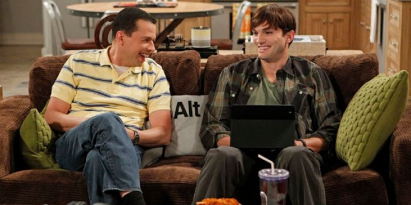 Two and a Half Men Alan Harper and Walden
