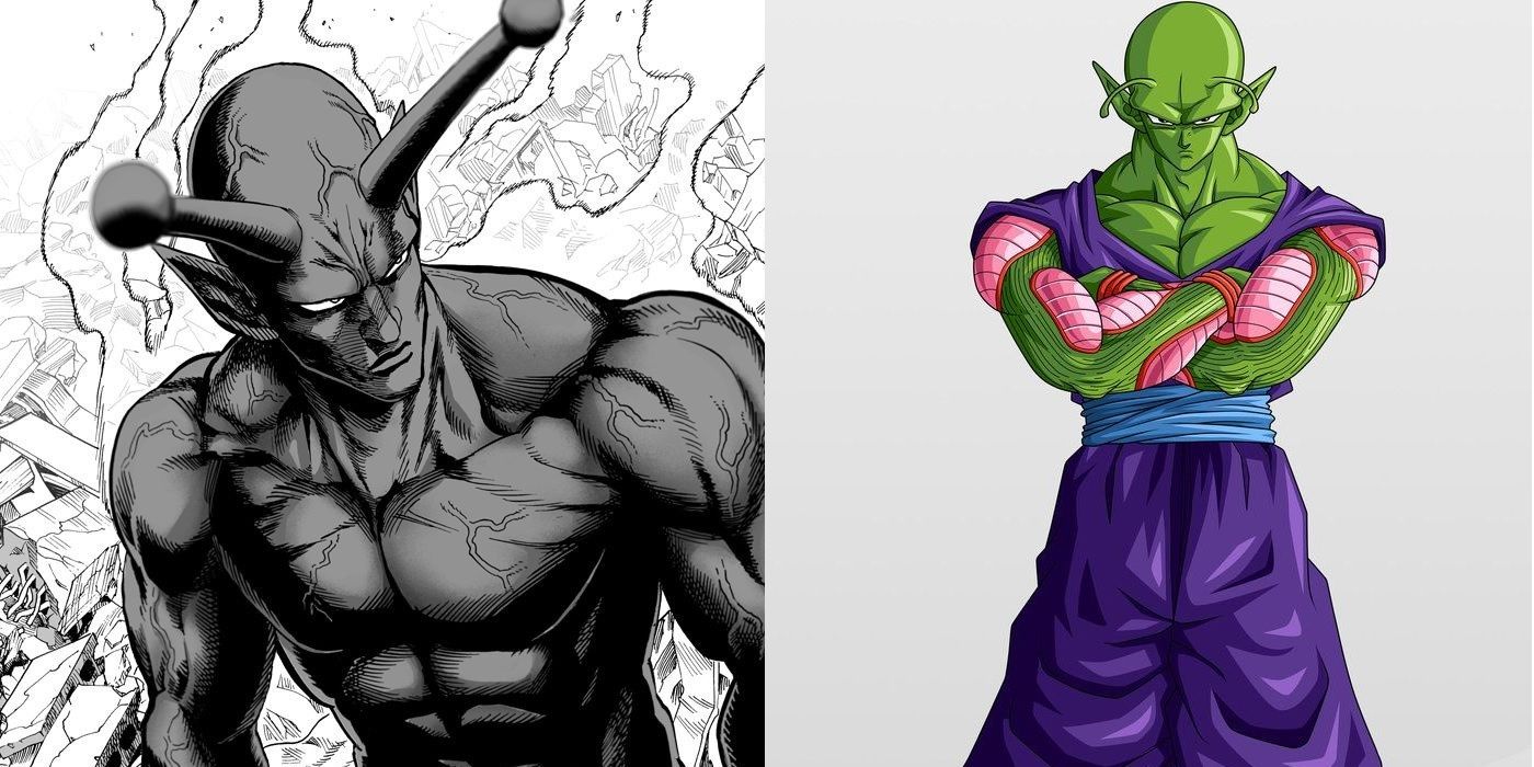 Vaccine Man in One Punch Man and Piccolo in Dragon Ball