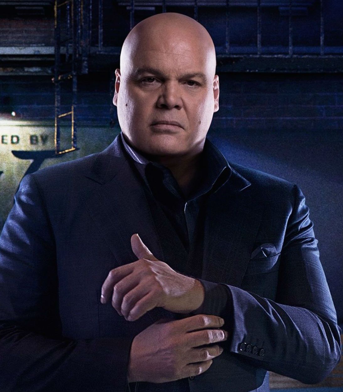 Vincent D'Onofrio as Kingpin on Daredevil Vertical 1