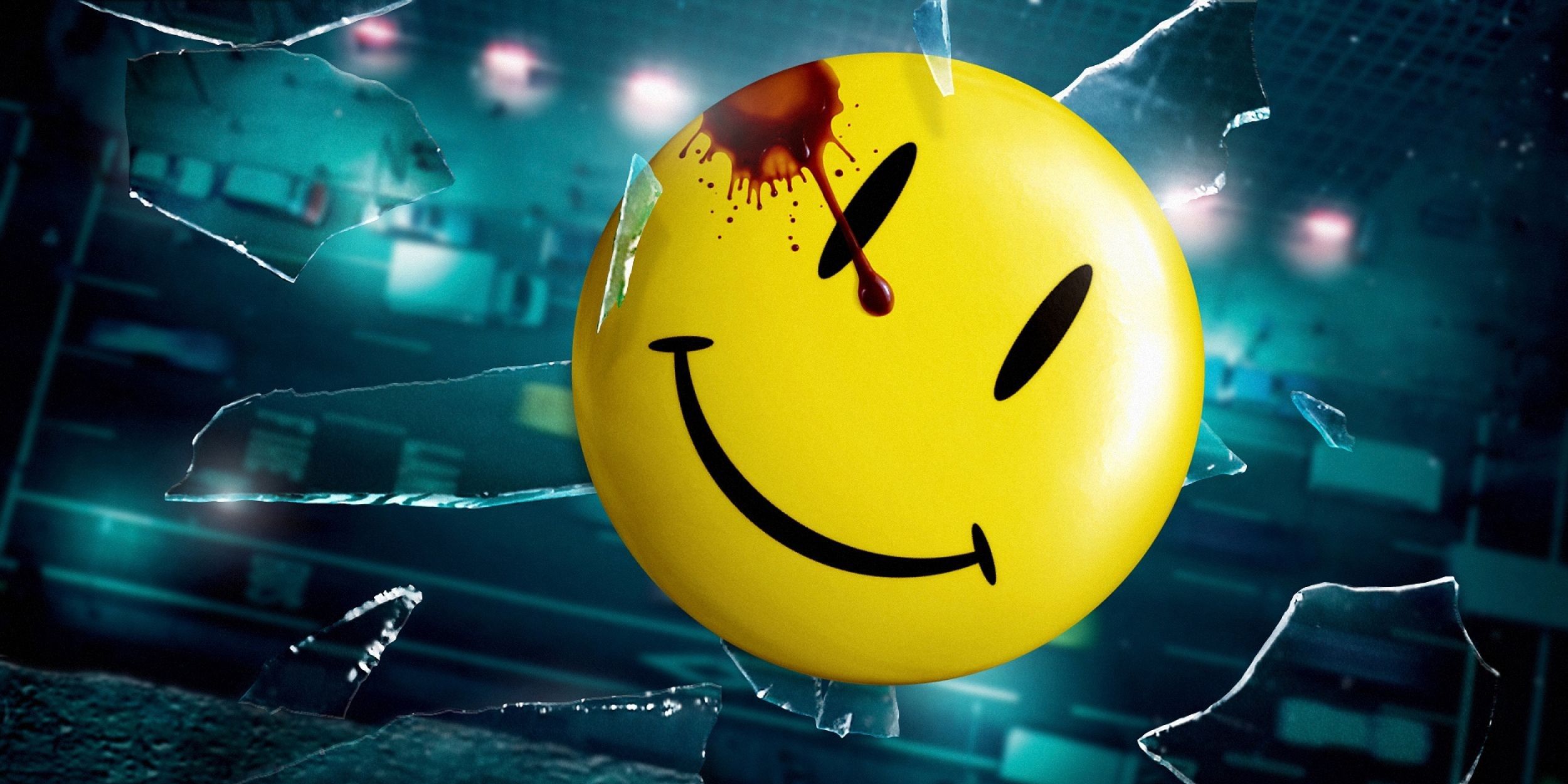 Watchmen&#39;s Smiley Badge Logo Explained: What The Blood Tear Means