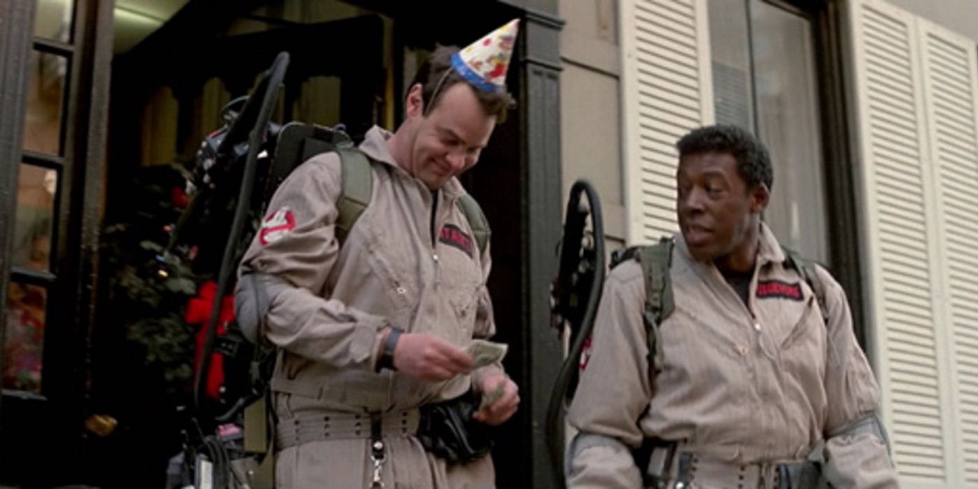 Winston and Ray Exit Birthday PArty Ghostbusters 2
