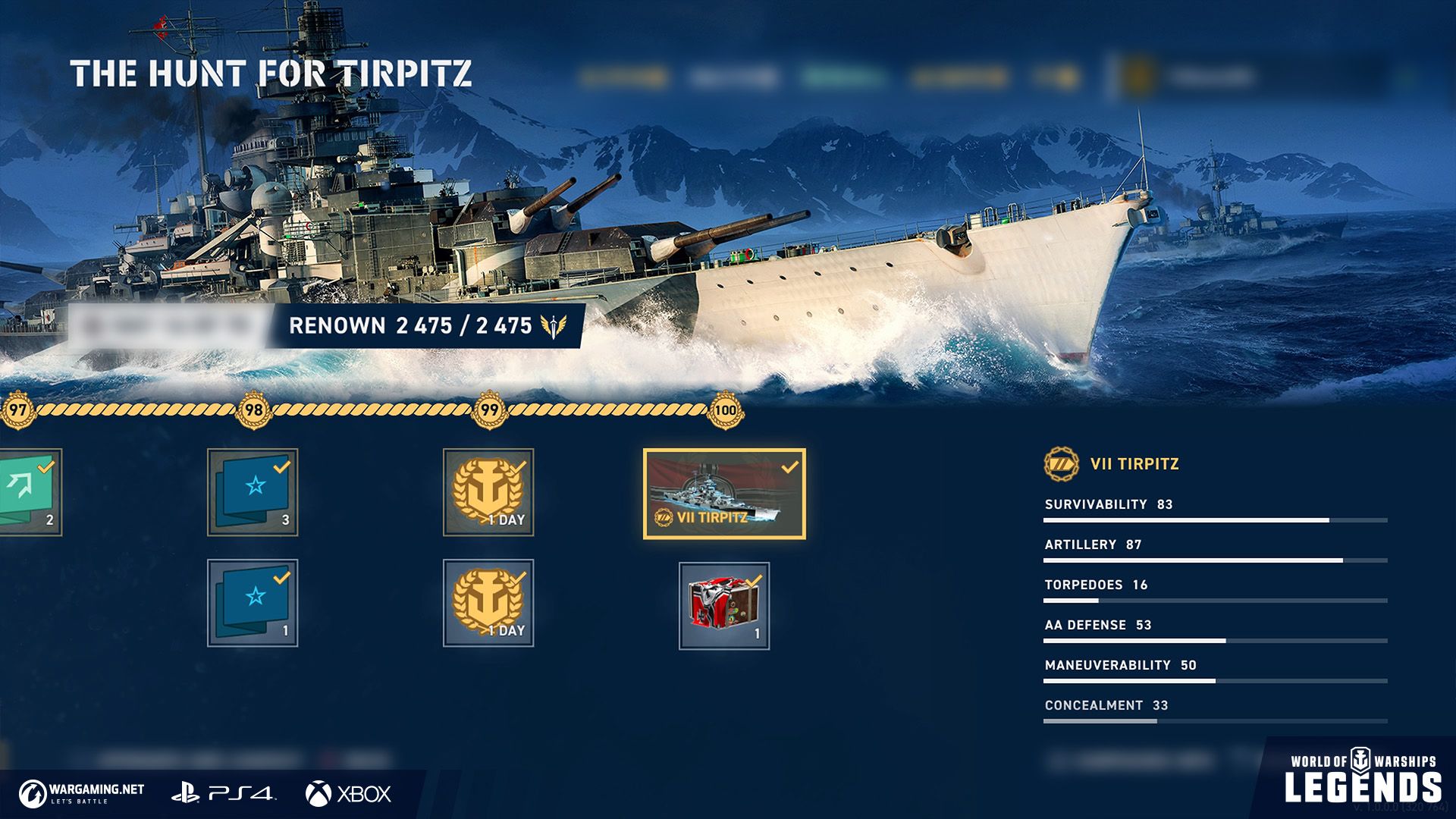 World of Warships Tirpitz