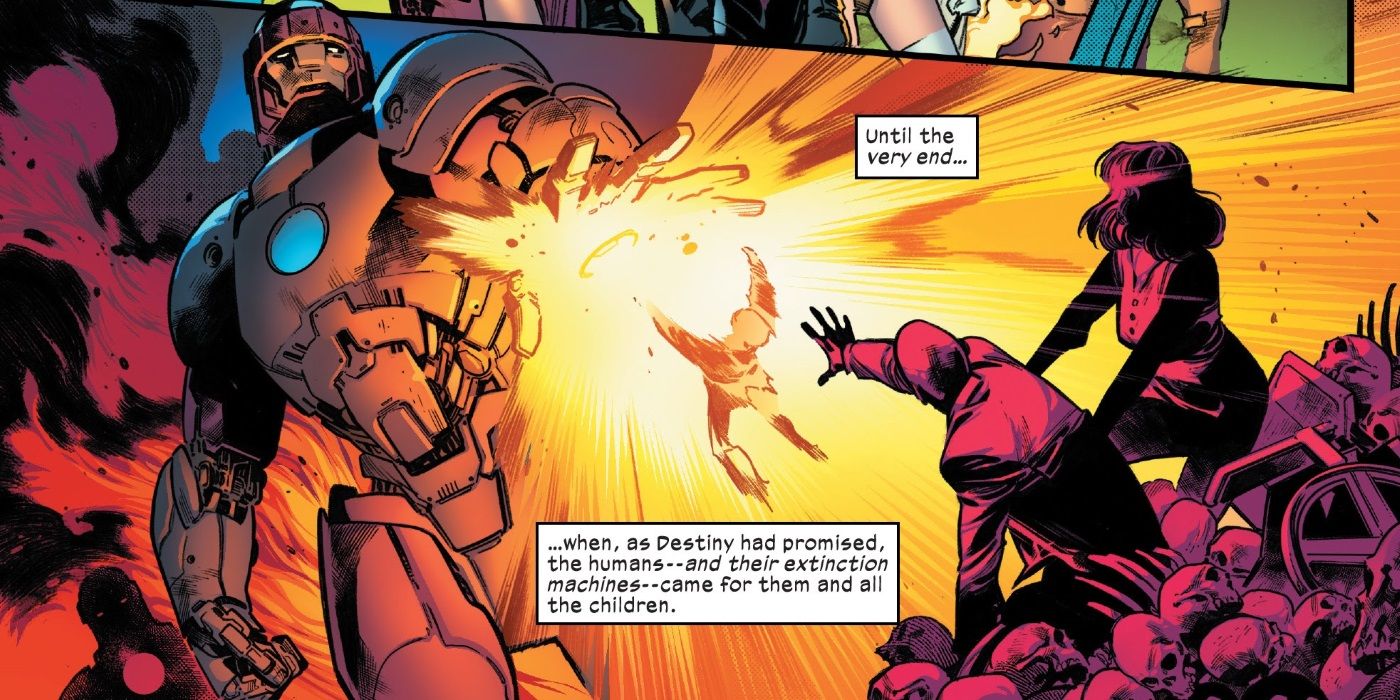 X-Men Moira and Xavier Killed Sentinels