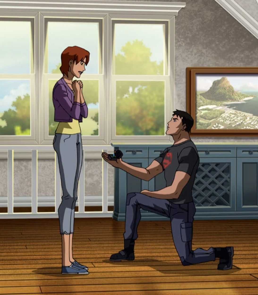 Young Justice Superboy Proposes To Miss Martian vertical