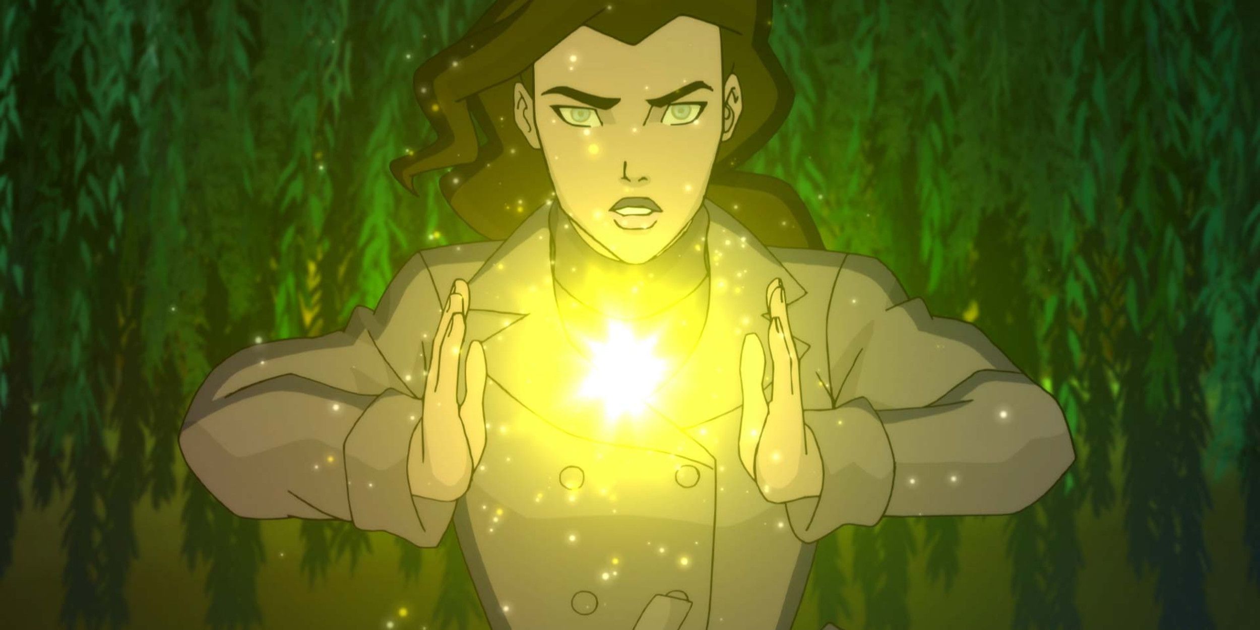 Zatanna using her powers in Young Justice