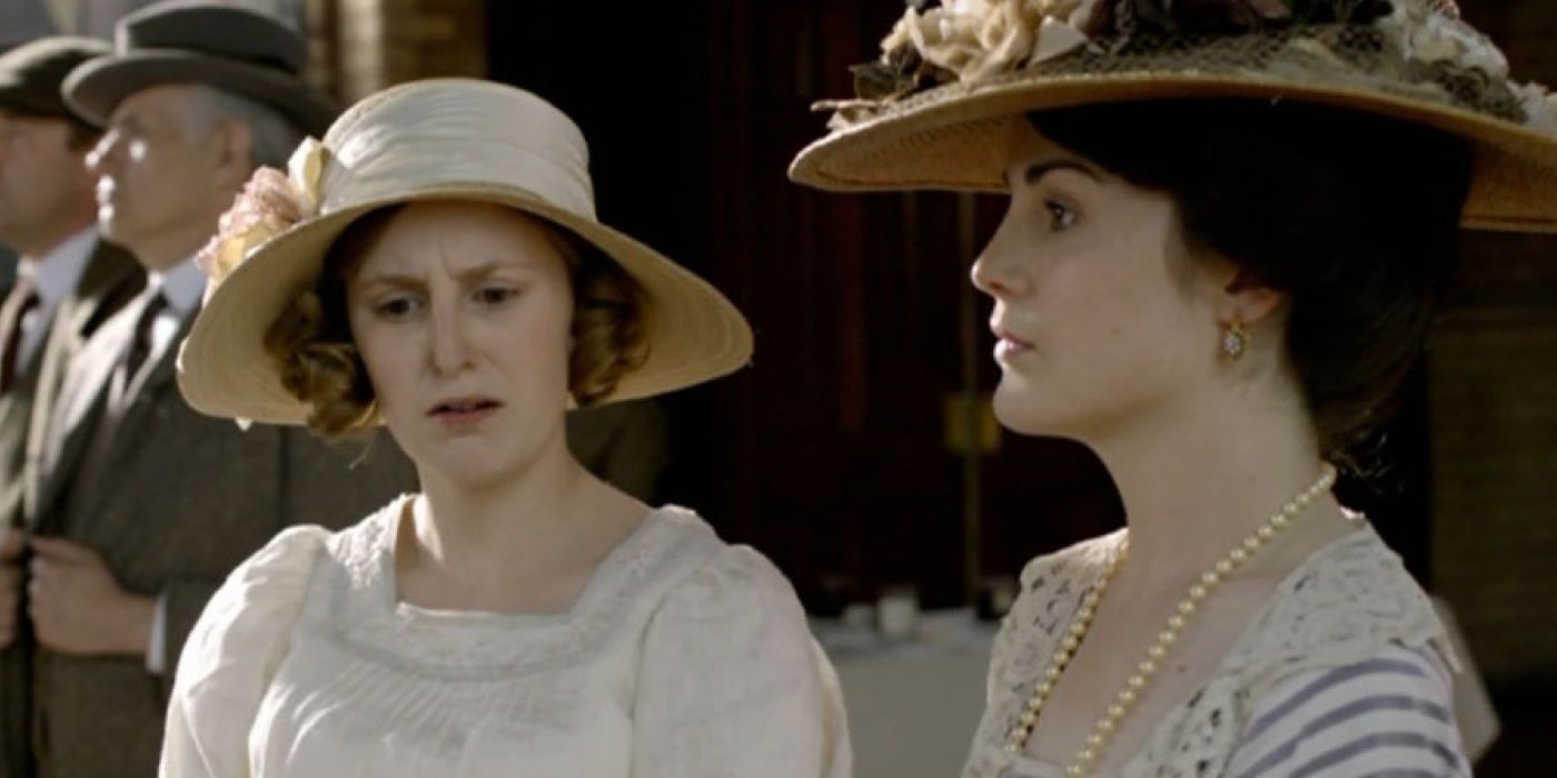 Downton Abbey Season 1 Mary and Edith