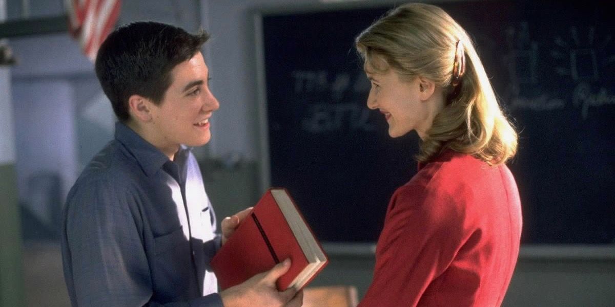 Laura Dern and Jake Gyllenhaal have a conversation from October Sky