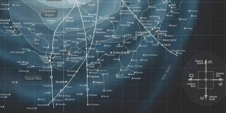 star wars universe map 15 Facts You Didn T Know About The Star Wars Galaxy Map