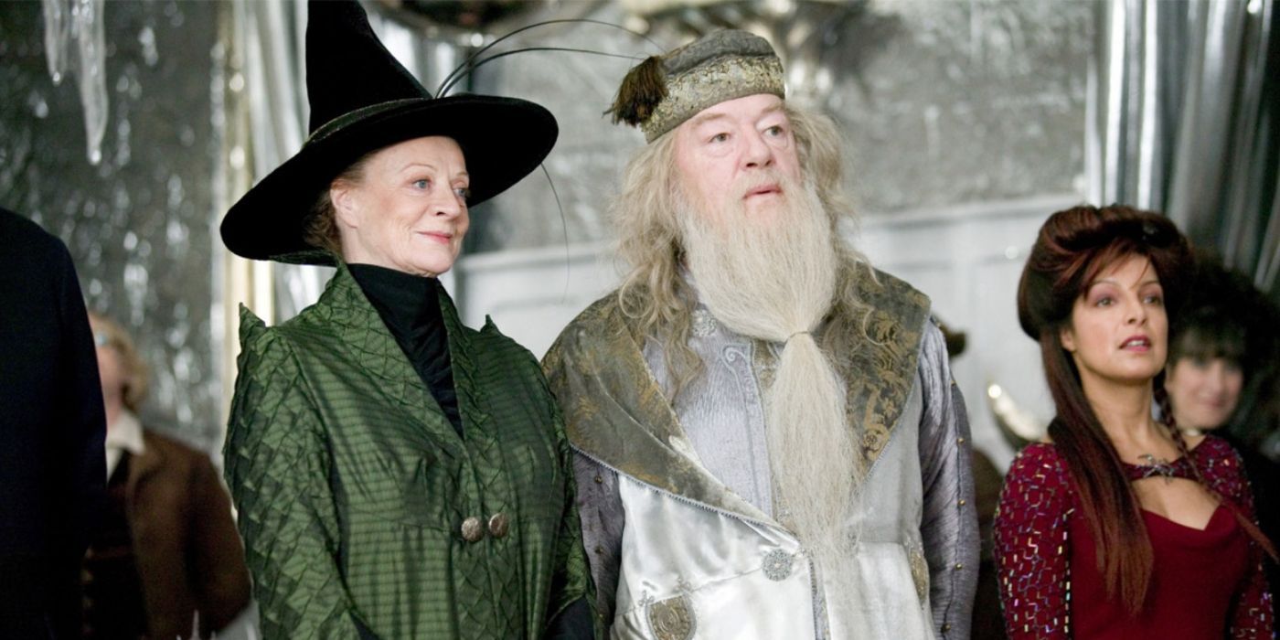 McGonagall and Dumbledore next to each other
