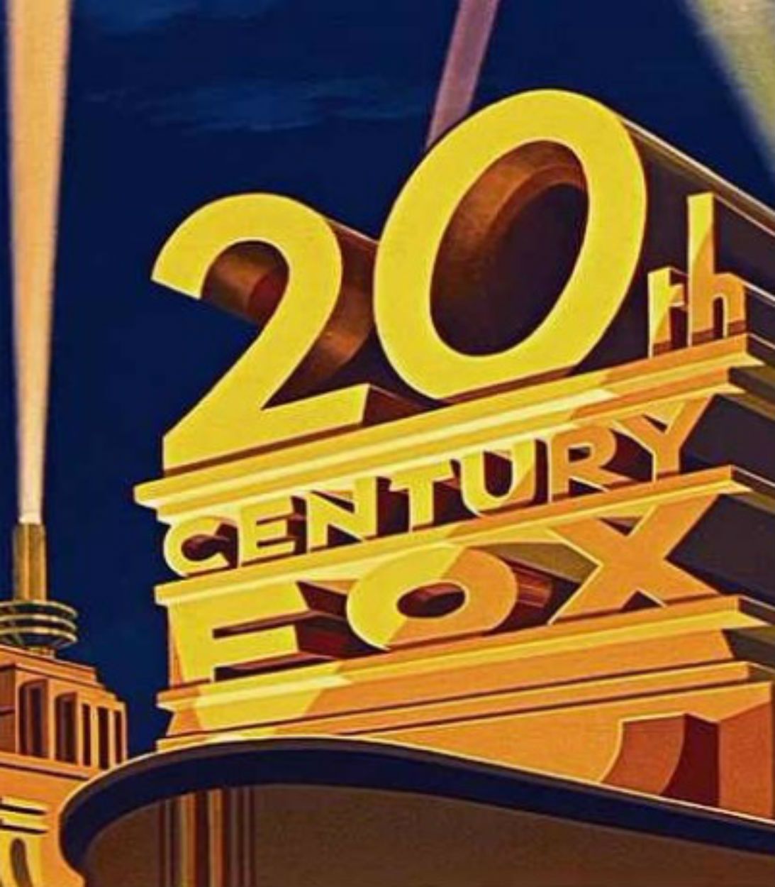20th Century Fox logo Emil Kosa Jr vertical