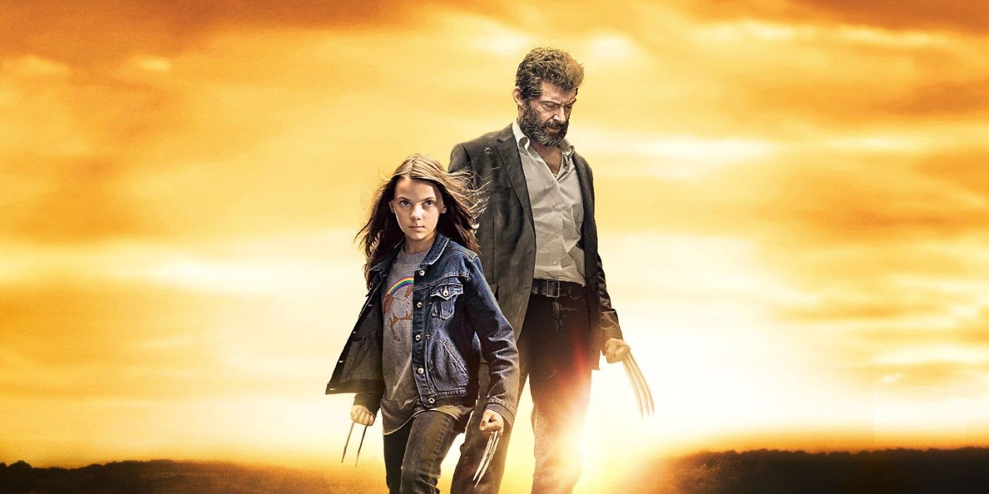 Wolverine and his daughter in a promo image for Logan