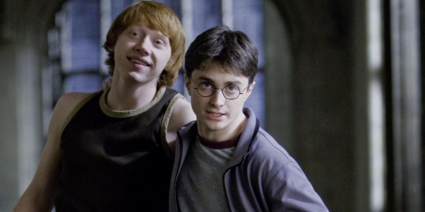 Ron and Harry in Harry Potter