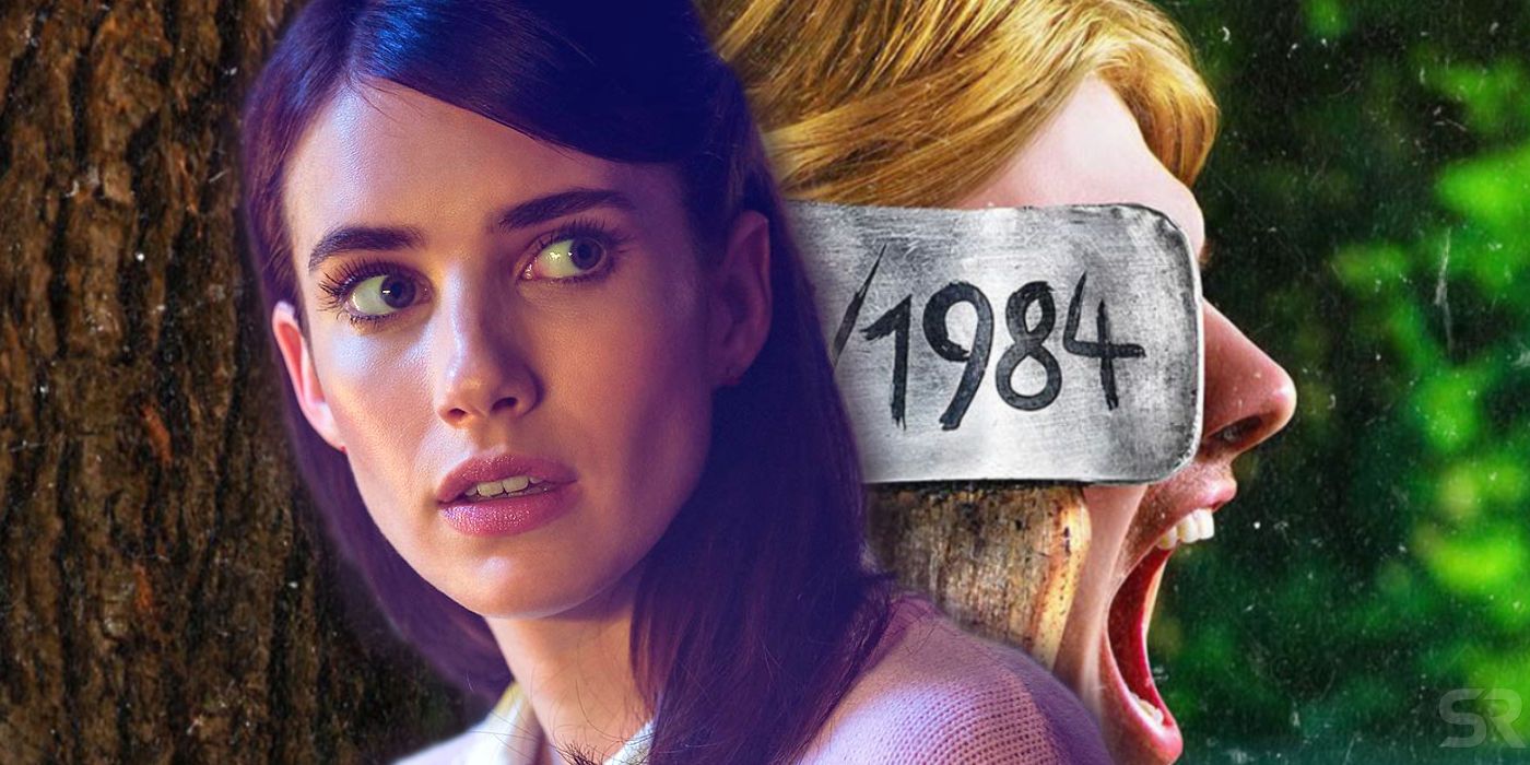 AHS 1984 Emma Roberts and Axe Poster