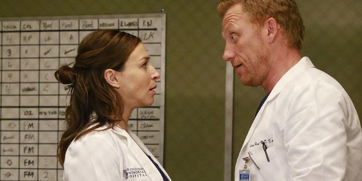 Amelia and Owen on Grey's Anatomy