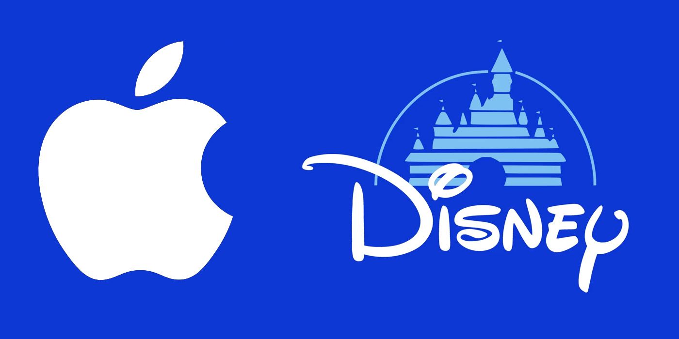 Apple and Disney logos