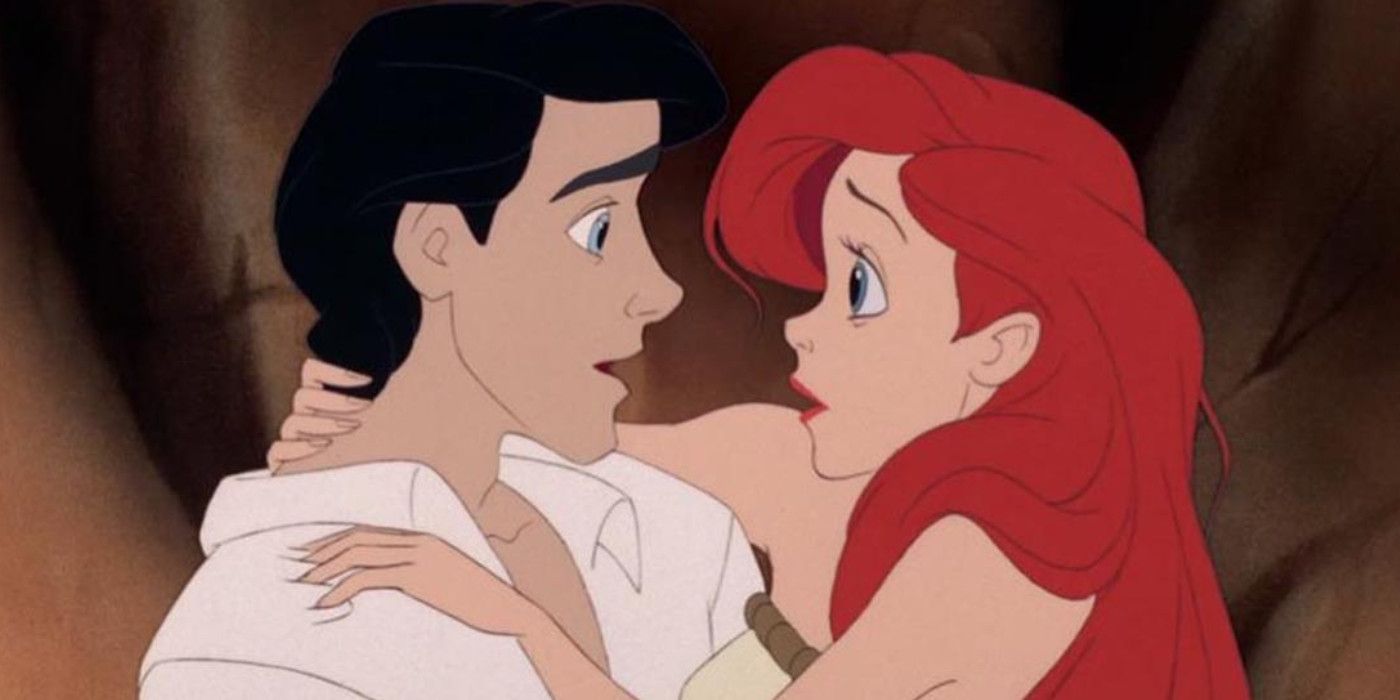 Ariel and Eric in The Little Mermaid