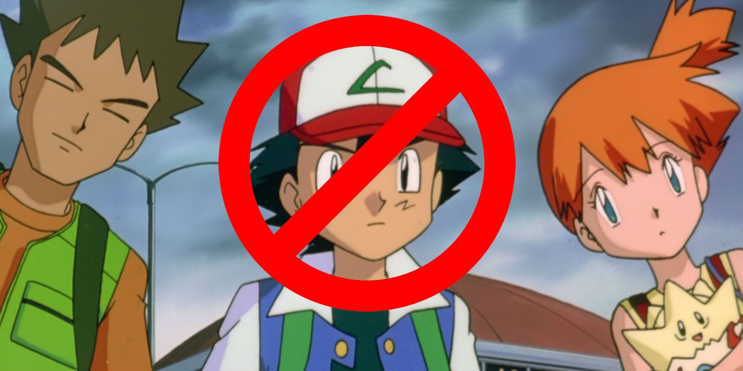 Ash Ketchum Brock and Misty in Pokemon